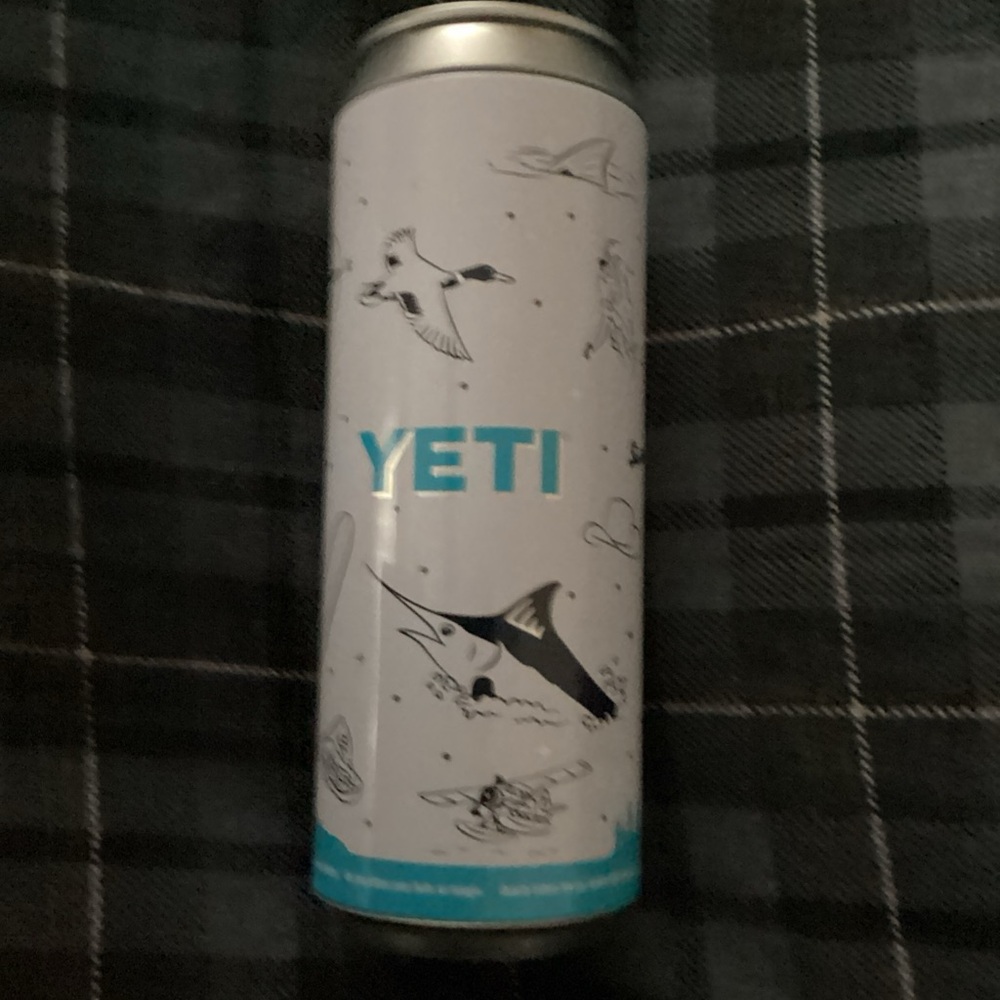 YETI White and Blue Tumbler